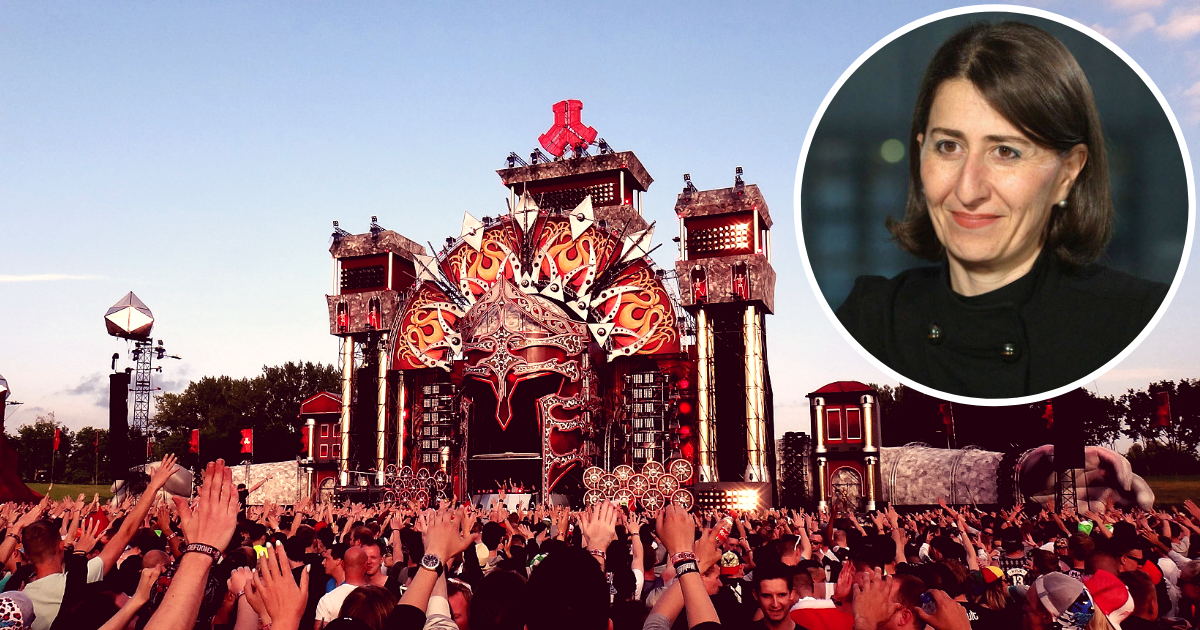premier closes defqon after drug deaths